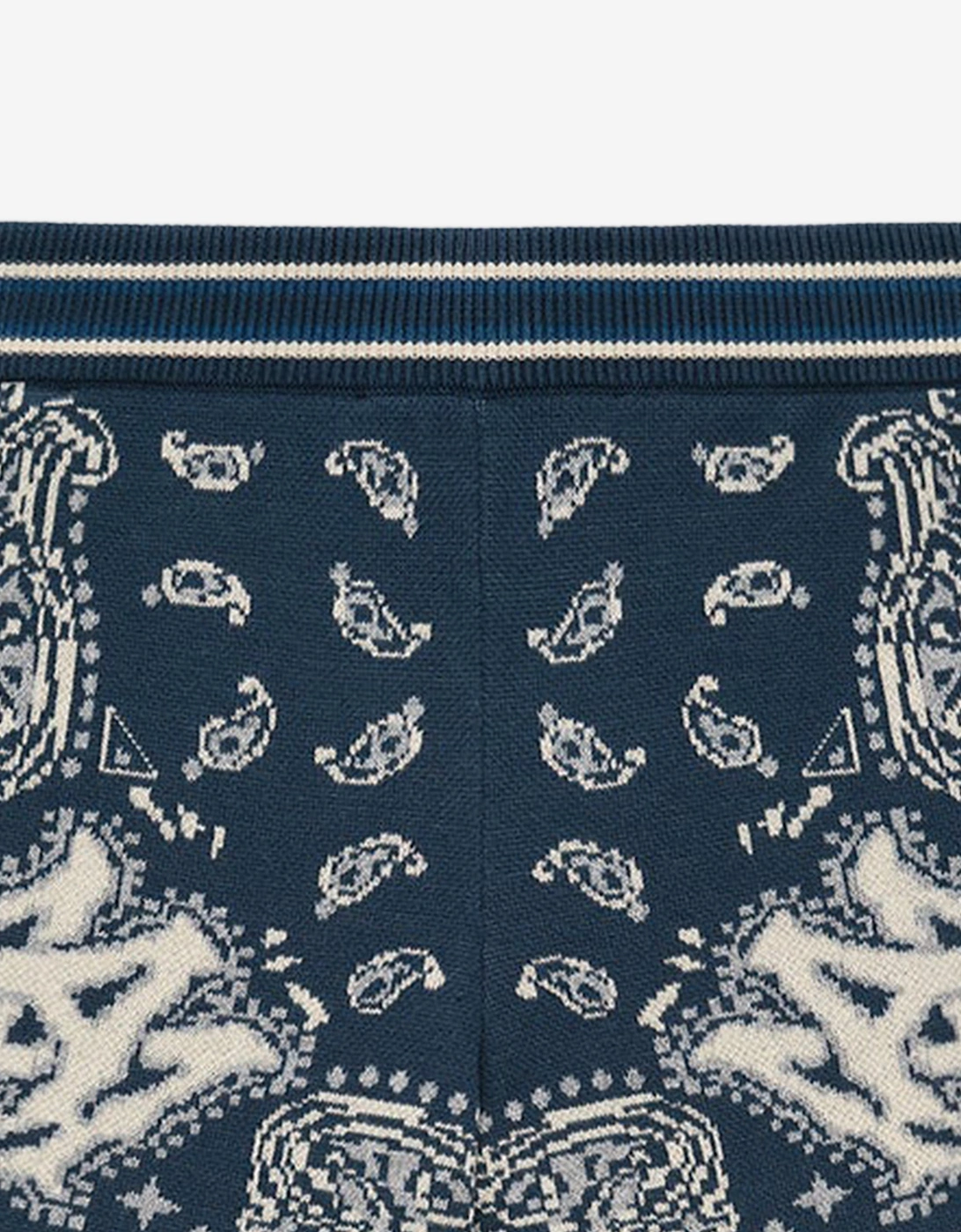 Boys Bandana Shorts in Navy