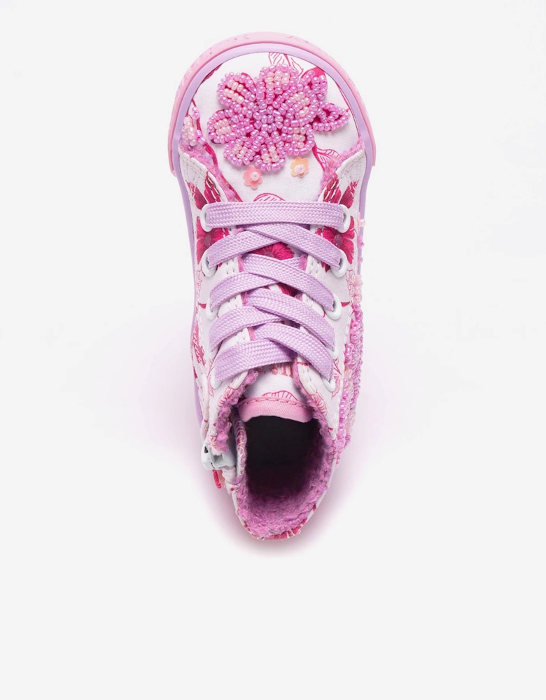 Girls Brooke Baseball Boots in Purple