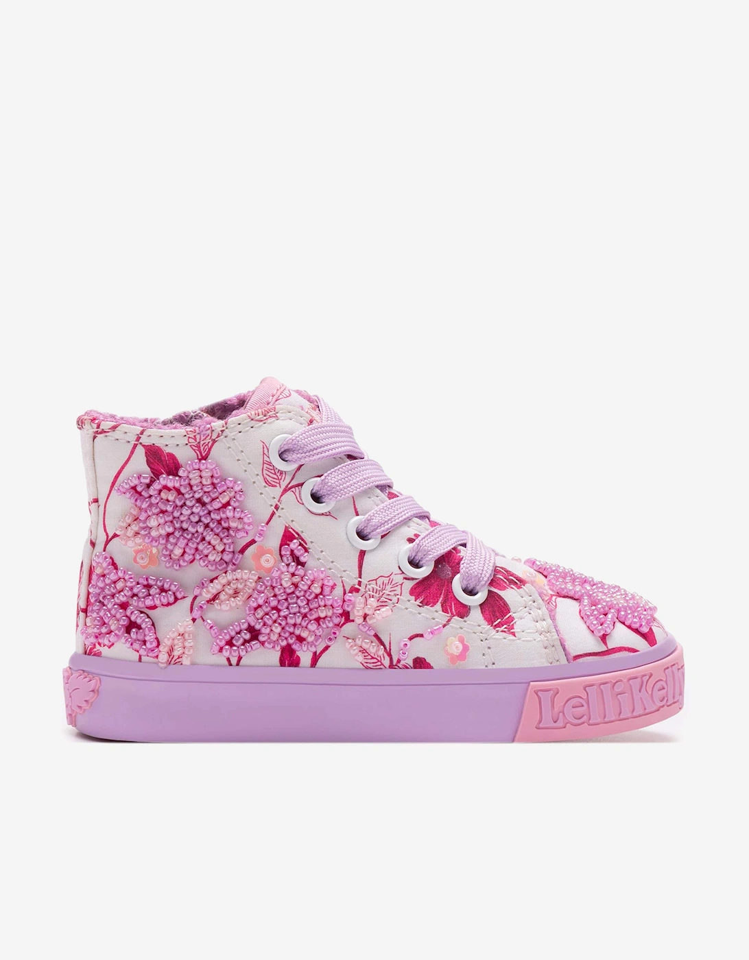 Girls Brooke Baseball Boots in Purple, 6 of 5