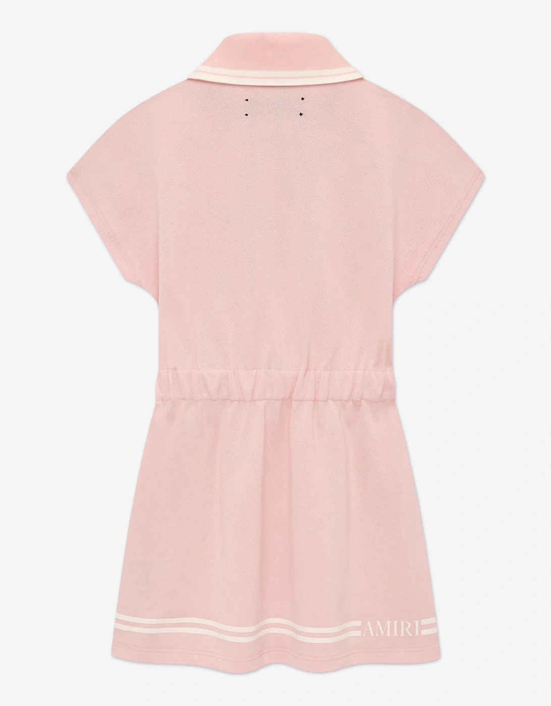 Girls Logo Polo Dress in Pink