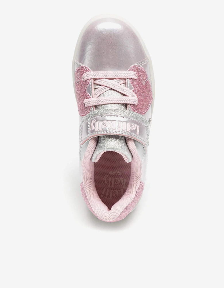 Girls Livia Trainers in Silver