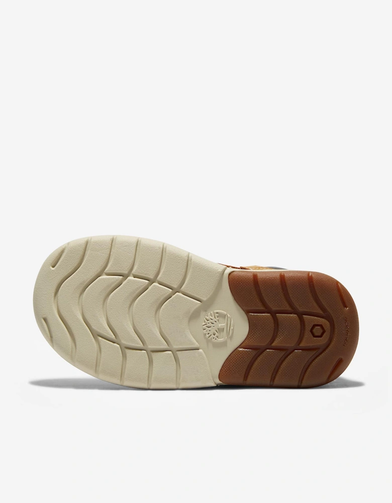 Boys Toddle Tracks Mid Hook & Loop Boots in Beige