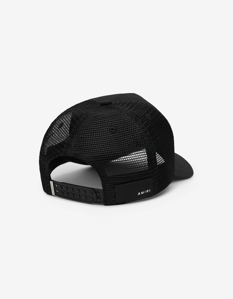 Kids Bones Trucker Cap in Black
