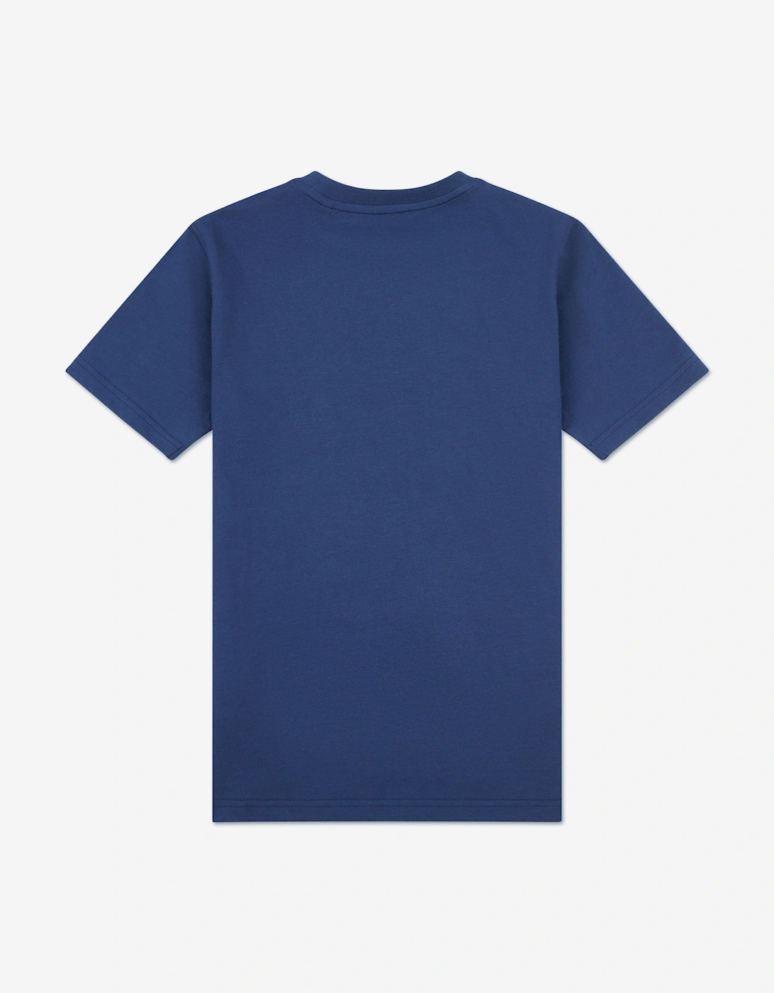 Boys Jersey Stacked Logo T-Shirt in Navy