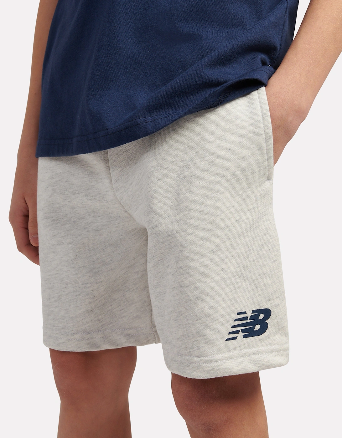 Boys 327 Circle Graphic T-Shirt and Shorts Set in Navy