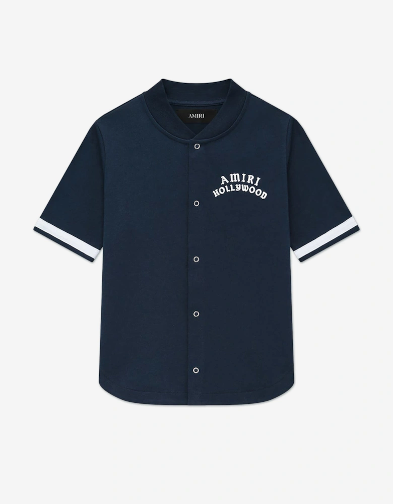 Boys Hollywood Baseball Shirt in Navy