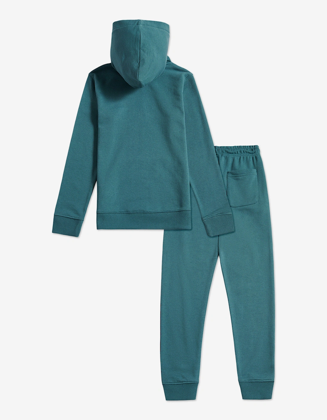 Boys Stacked Logo Tracksuit in Green