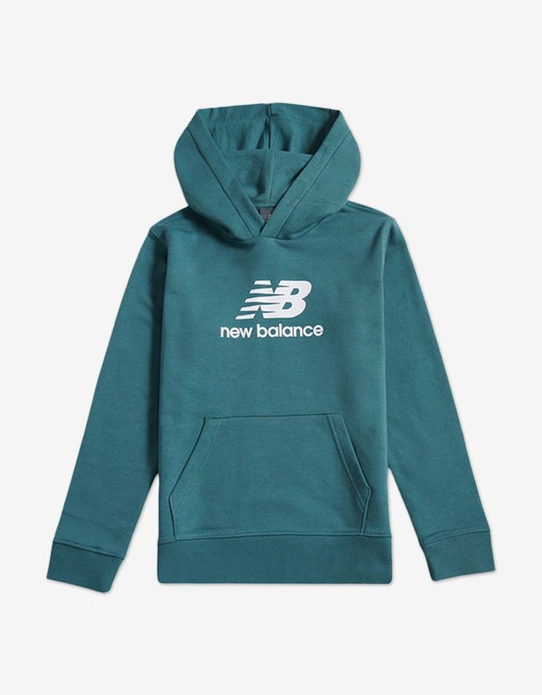 Boys Stacked Logo Tracksuit in Green
