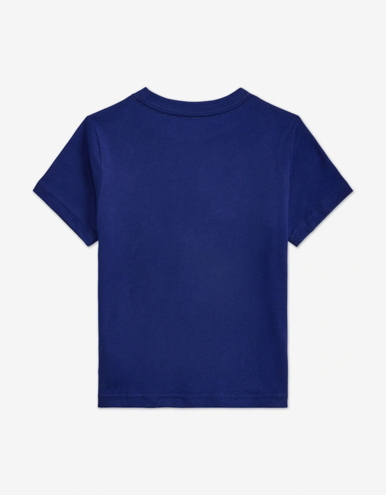 Boys Polo Bear T-Shirt in Navy