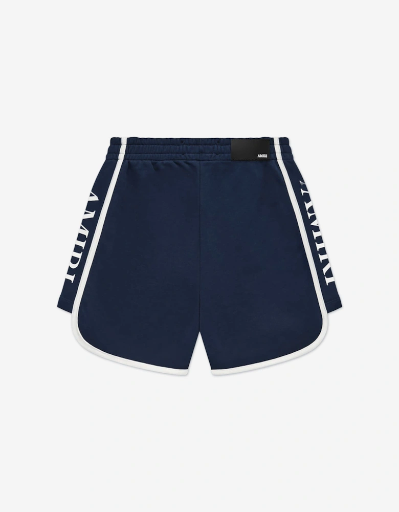 Boys Station Patch Shorts in Navy