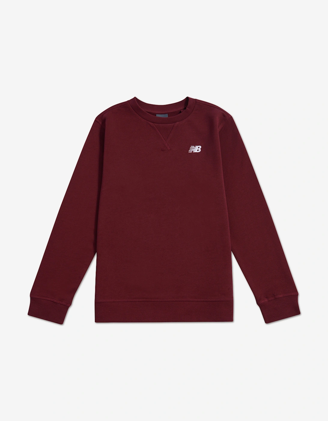 Boys French Terry Small Logo Sweatshirt in Red, 5 of 4