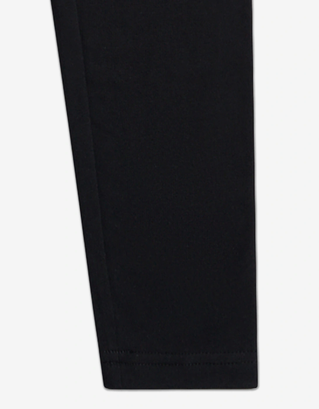 Girls Large Logo Leggings in Black