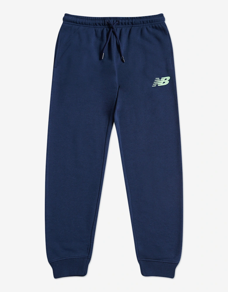 Boys Stacked Logo Tracksuit in Navy