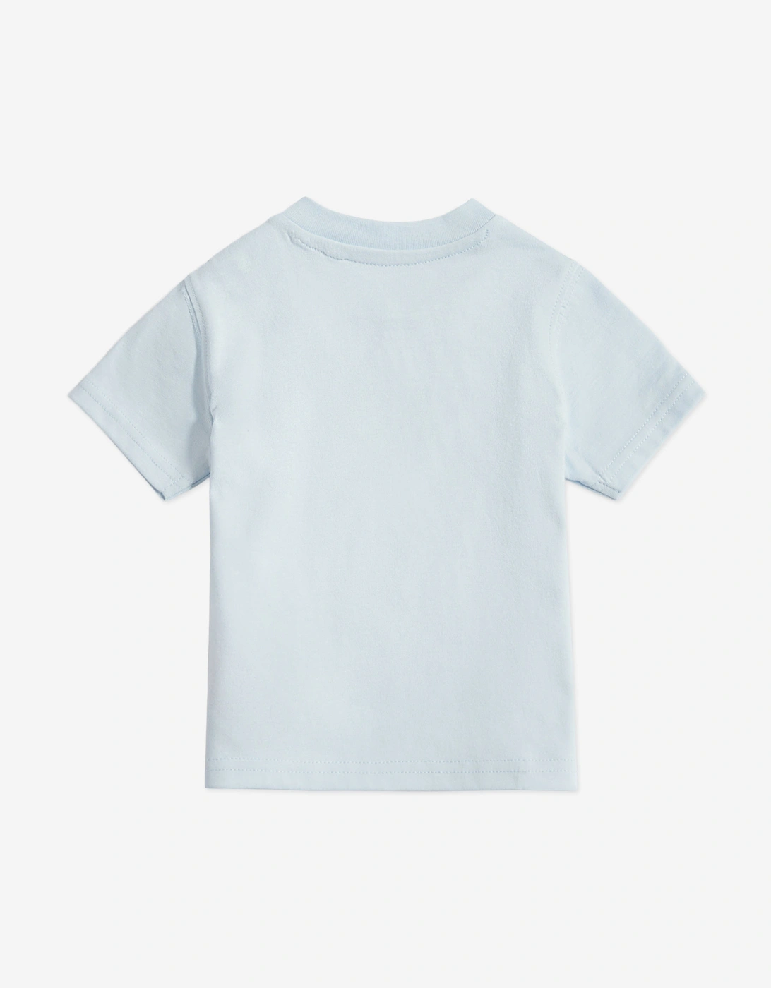 Boys Stacked Logo T-Shirt in Blue