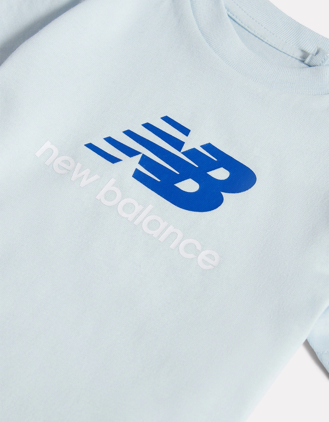 Boys Stacked Logo T-Shirt in Blue