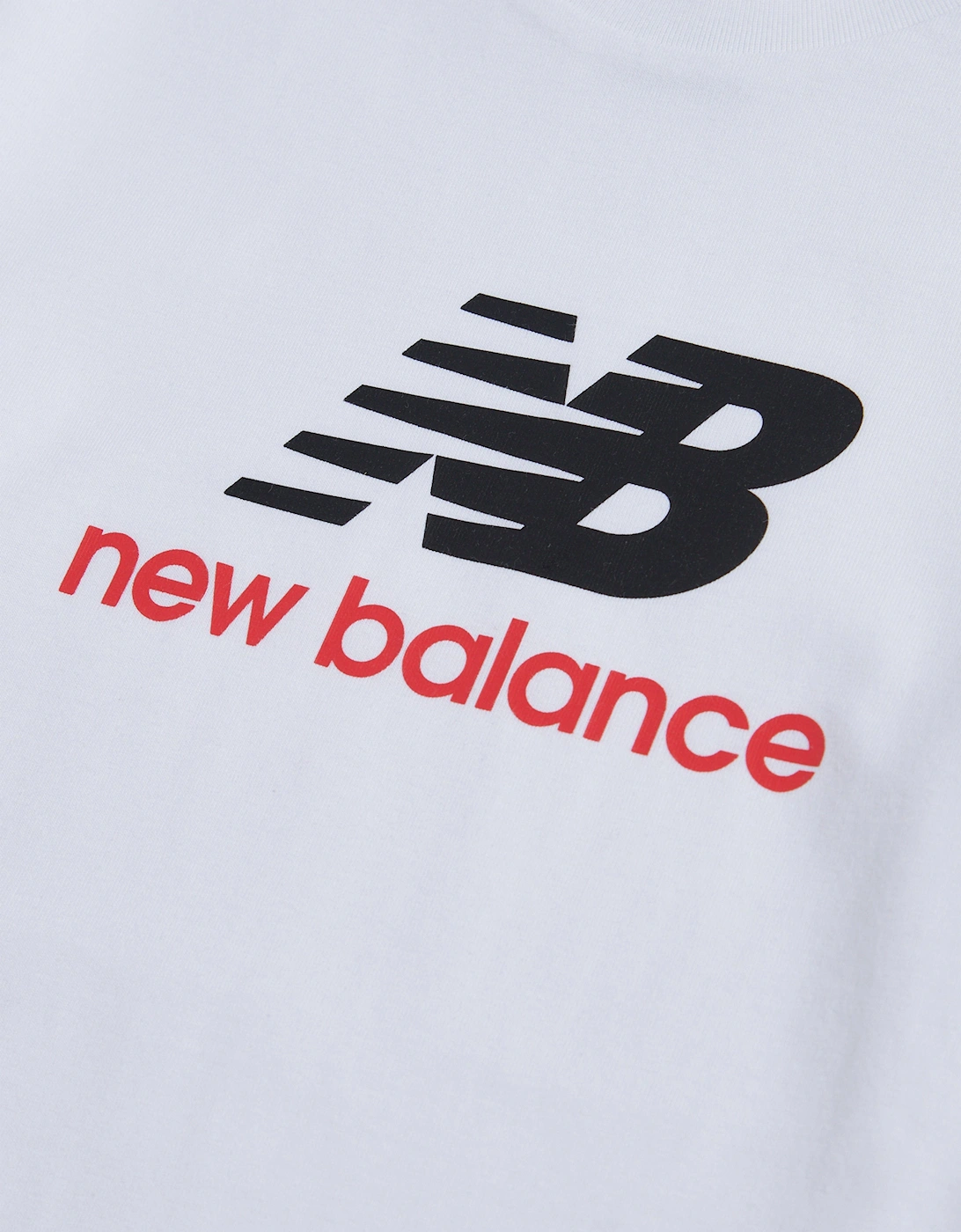 Boys Jersey Stacked Logo T-Shirt in White