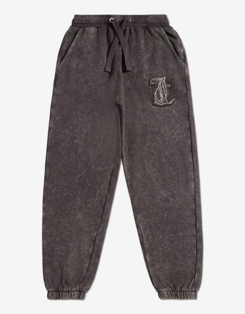 Girls Loose Fit Joggers in Grey