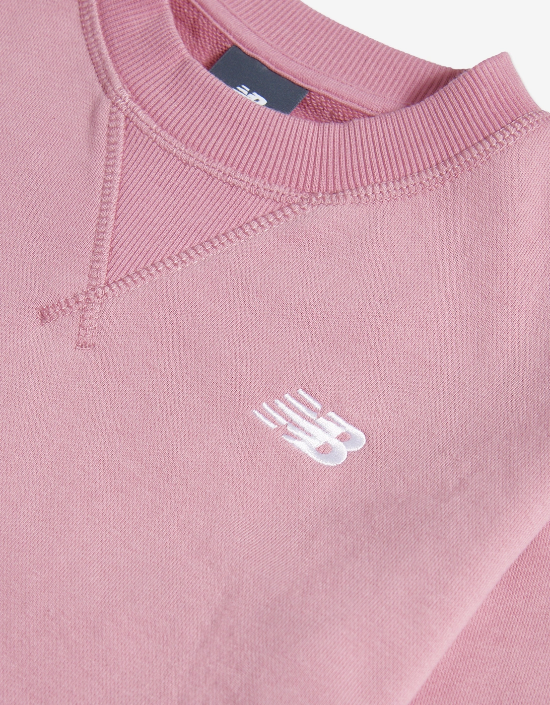 Girls French Terry Small Logo Sweatshirt in Pink
