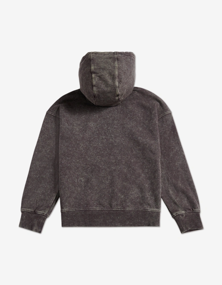 Girls Oversized Hoodie in Grey