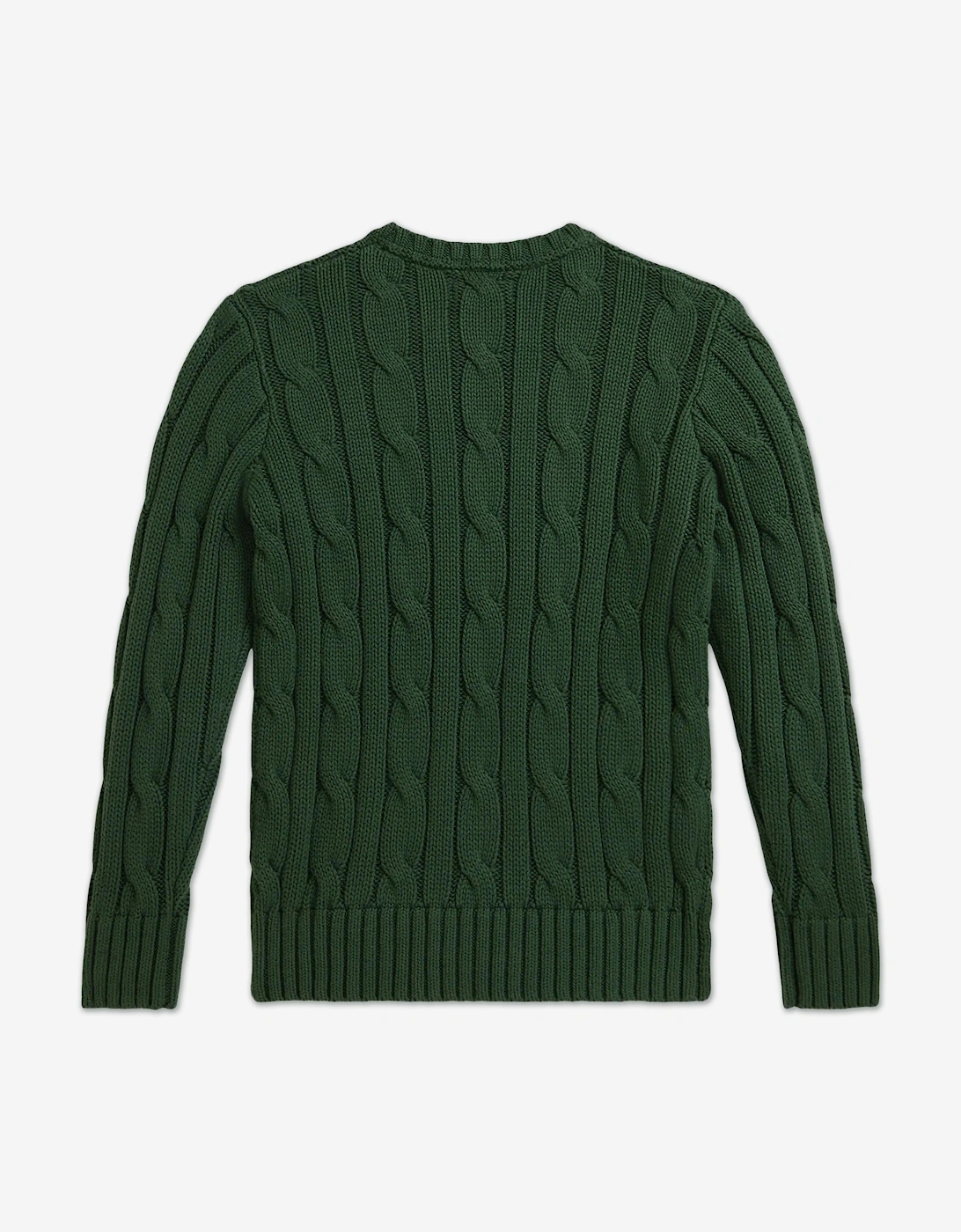 Boys Cable Knit Jumper in Green