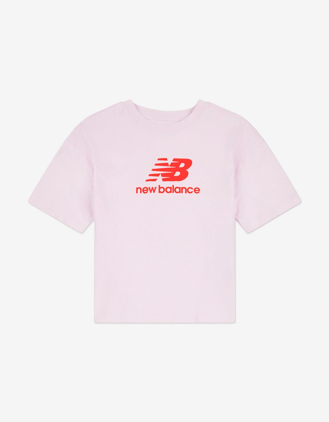 Girls Logo T-Shirt and Cycling Shorts Set in Pink