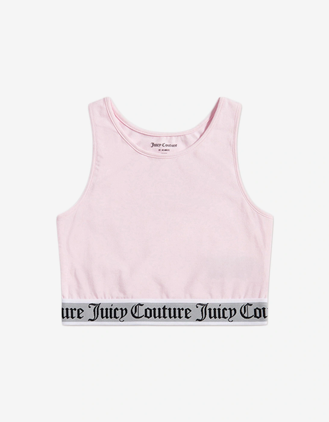 Girls Crop Vest and Wide Leg Pyjama Set in Pink