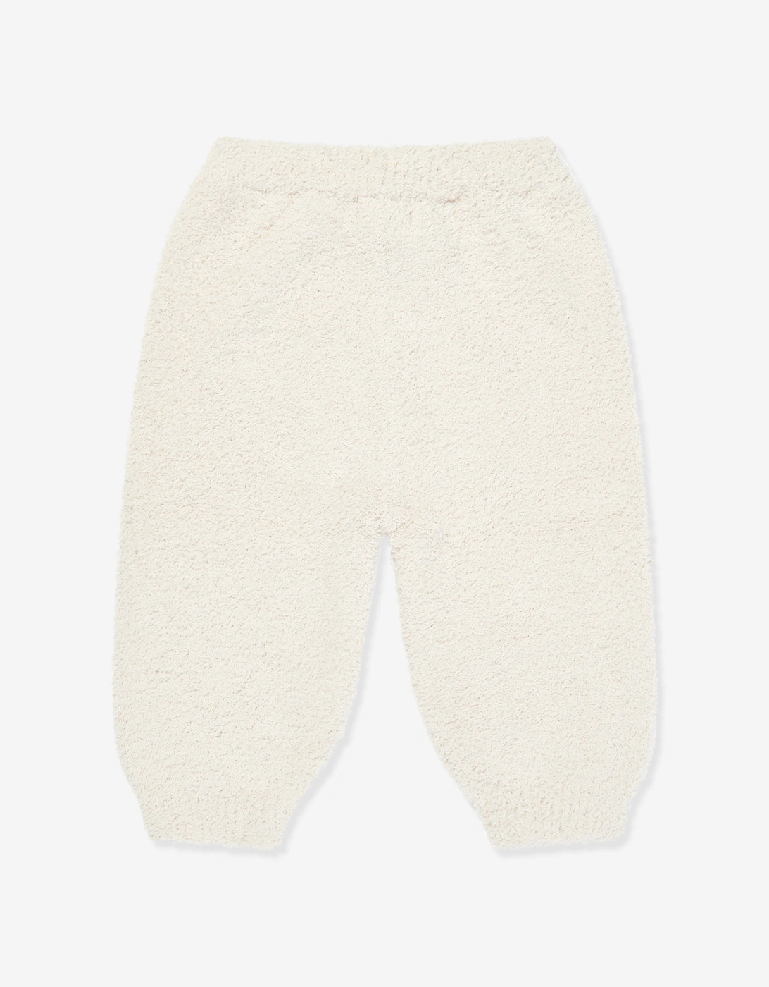 7AM Enfant Baby  Fuzzy Boxy Lounge Pants in Ivory