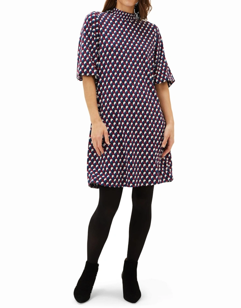 Cathye Print Tunic Dress Geometric