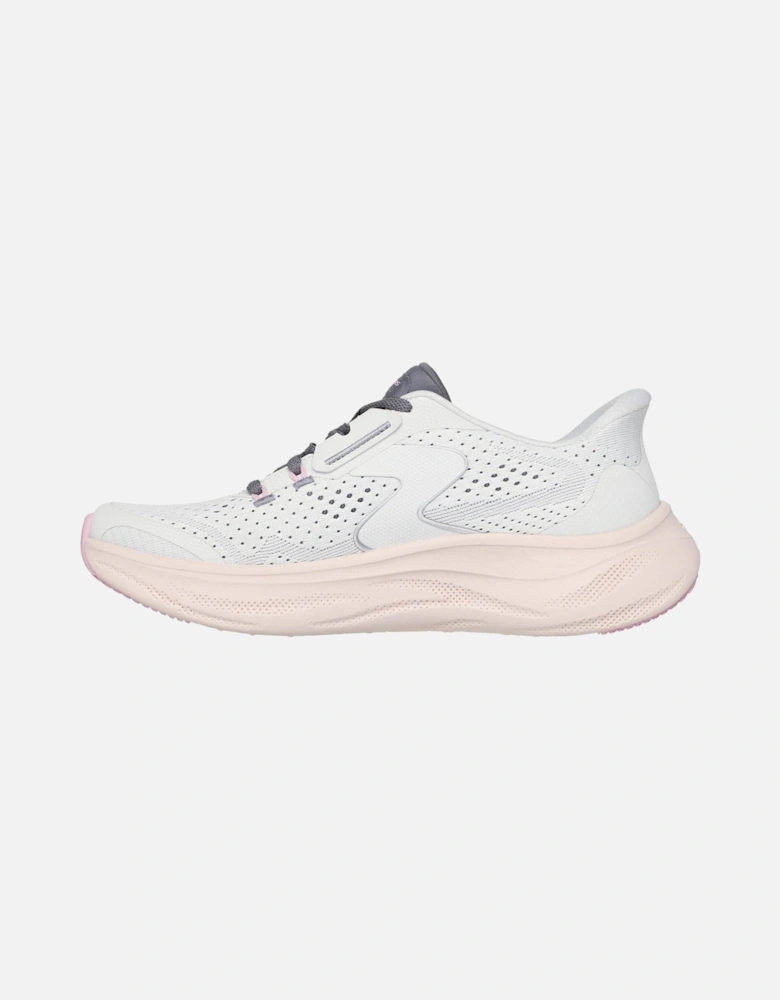 Skech Cloud Plush Horizon Polyester Women's White/Multi Trainers