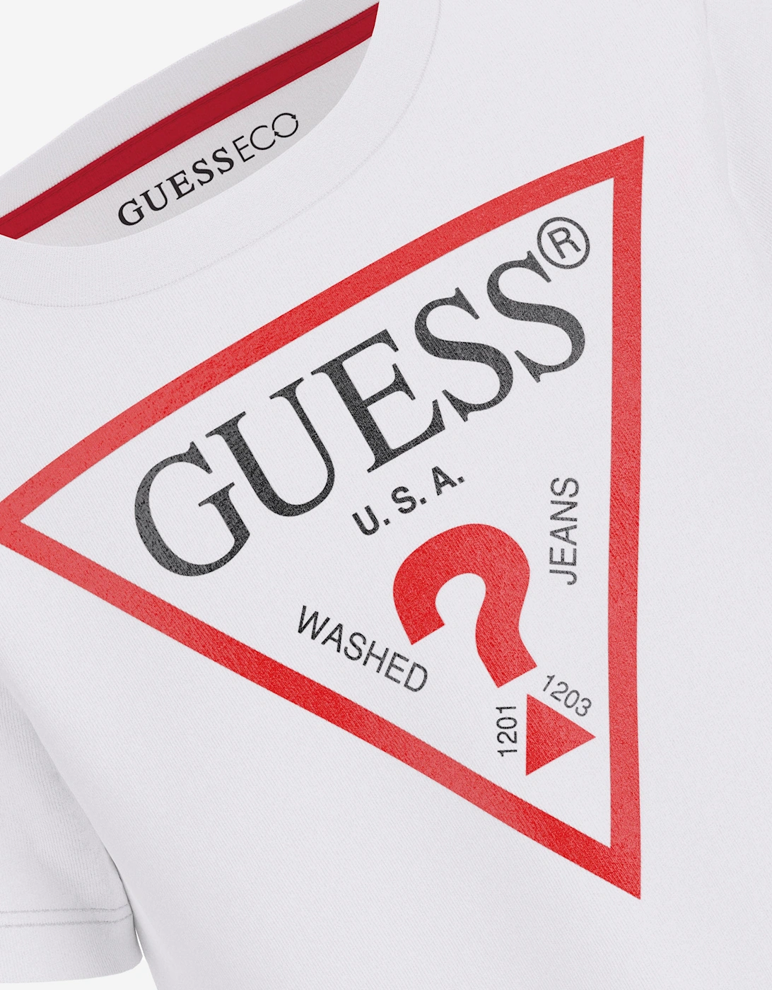 Boys Logo Print T-Shirt in White