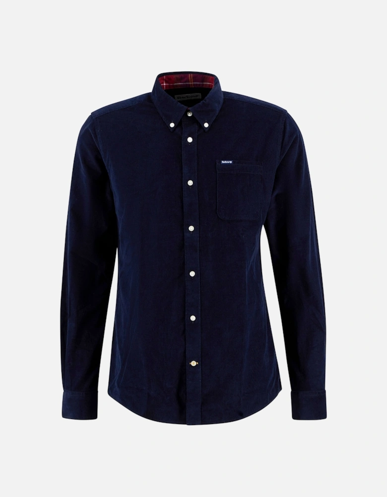 Ramsey Corduroy Shirt Navy/Red