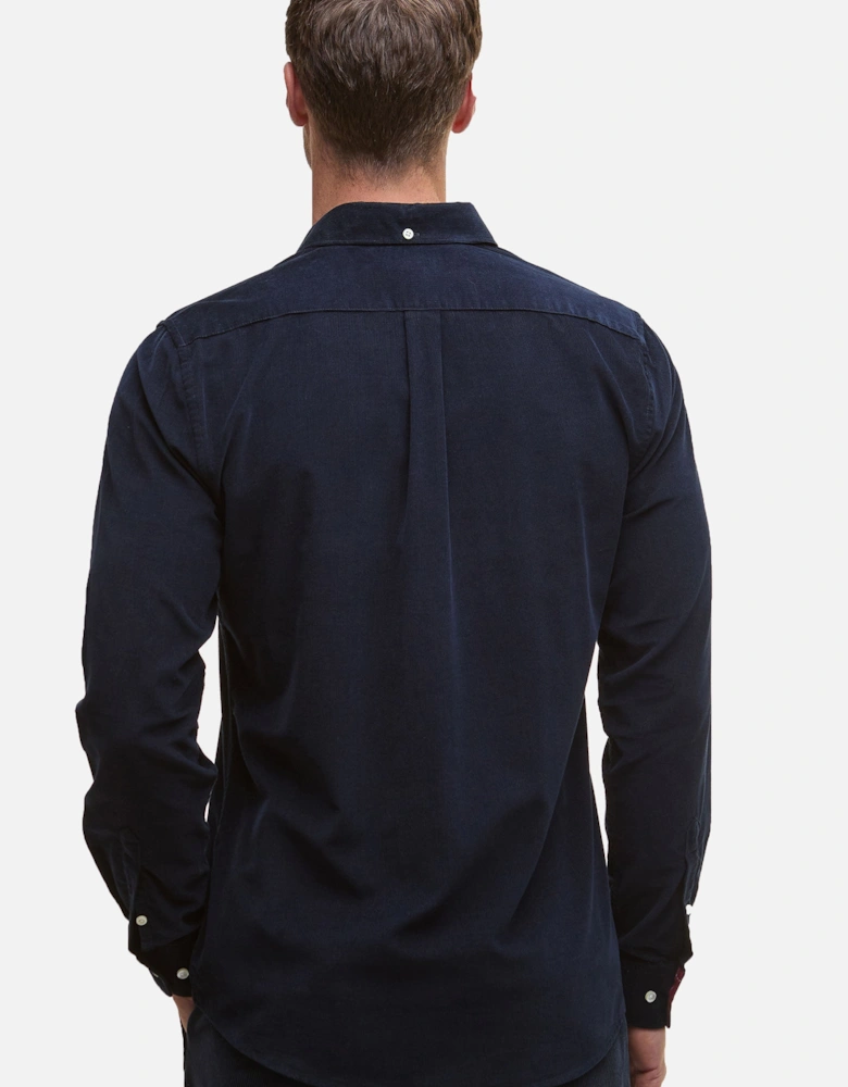 Ramsey Corduroy Shirt Navy/Red