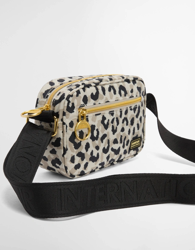 Boulevard Womens Micro Crossbody Bag - Jasmine Leopard