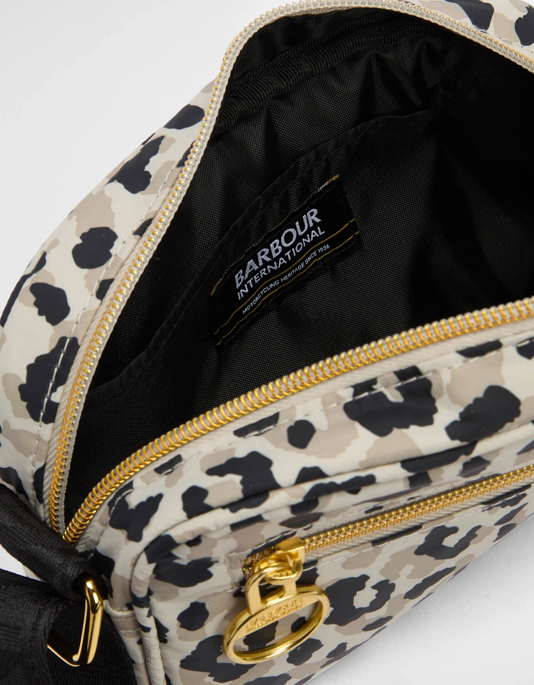 Boulevard Womens Micro Crossbody Bag - Jasmine Leopard