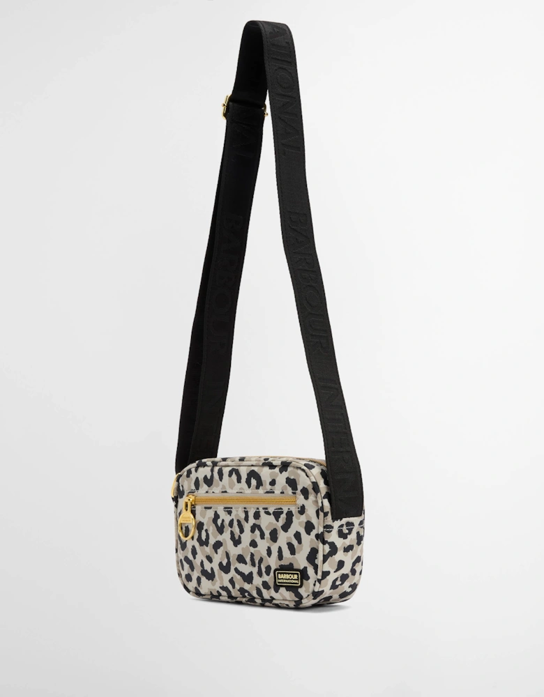 Boulevard Womens Micro Crossbody Bag - Jasmine Leopard
