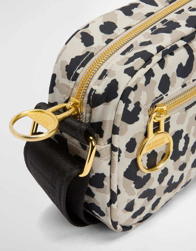 Boulevard Womens Micro Crossbody Bag - Jasmine Leopard