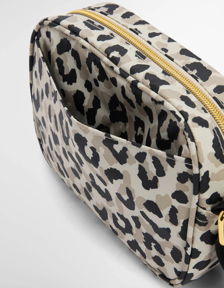Boulevard Womens Micro Crossbody Bag - Jasmine Leopard
