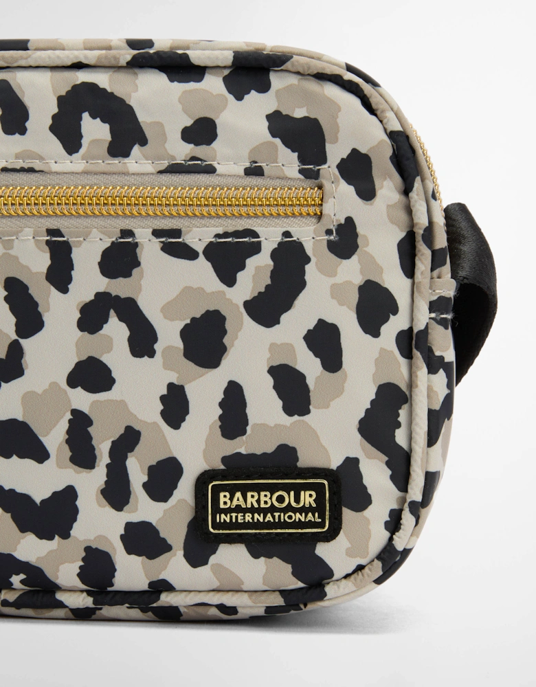 Boulevard Womens Micro Crossbody Bag - Jasmine Leopard