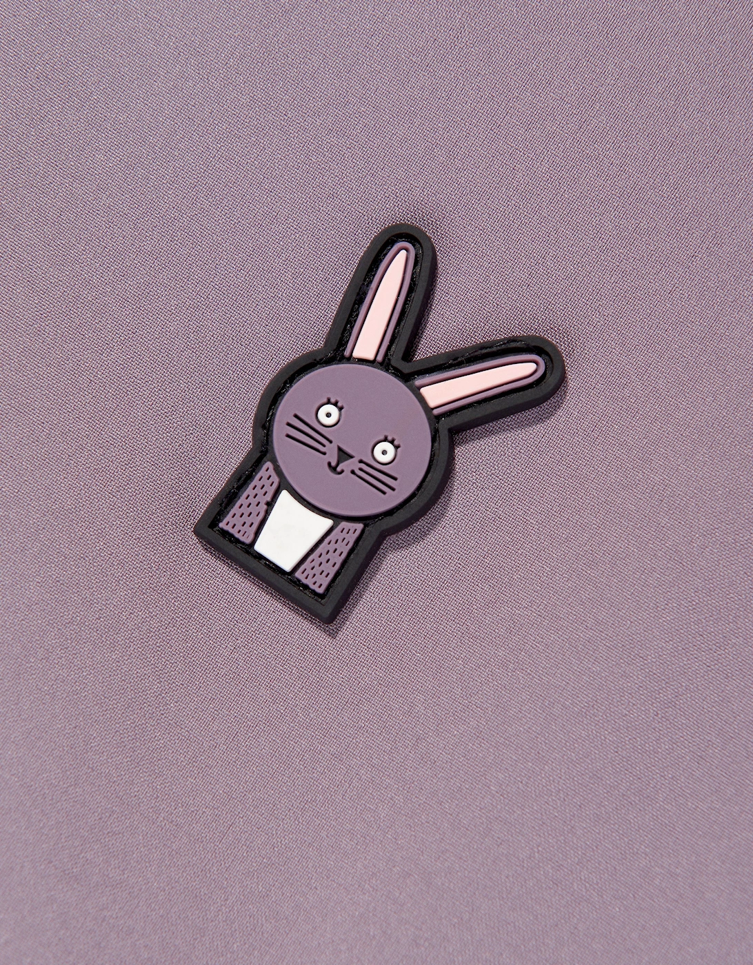 Girls Hop The Bunny Poncho Towel in Purple