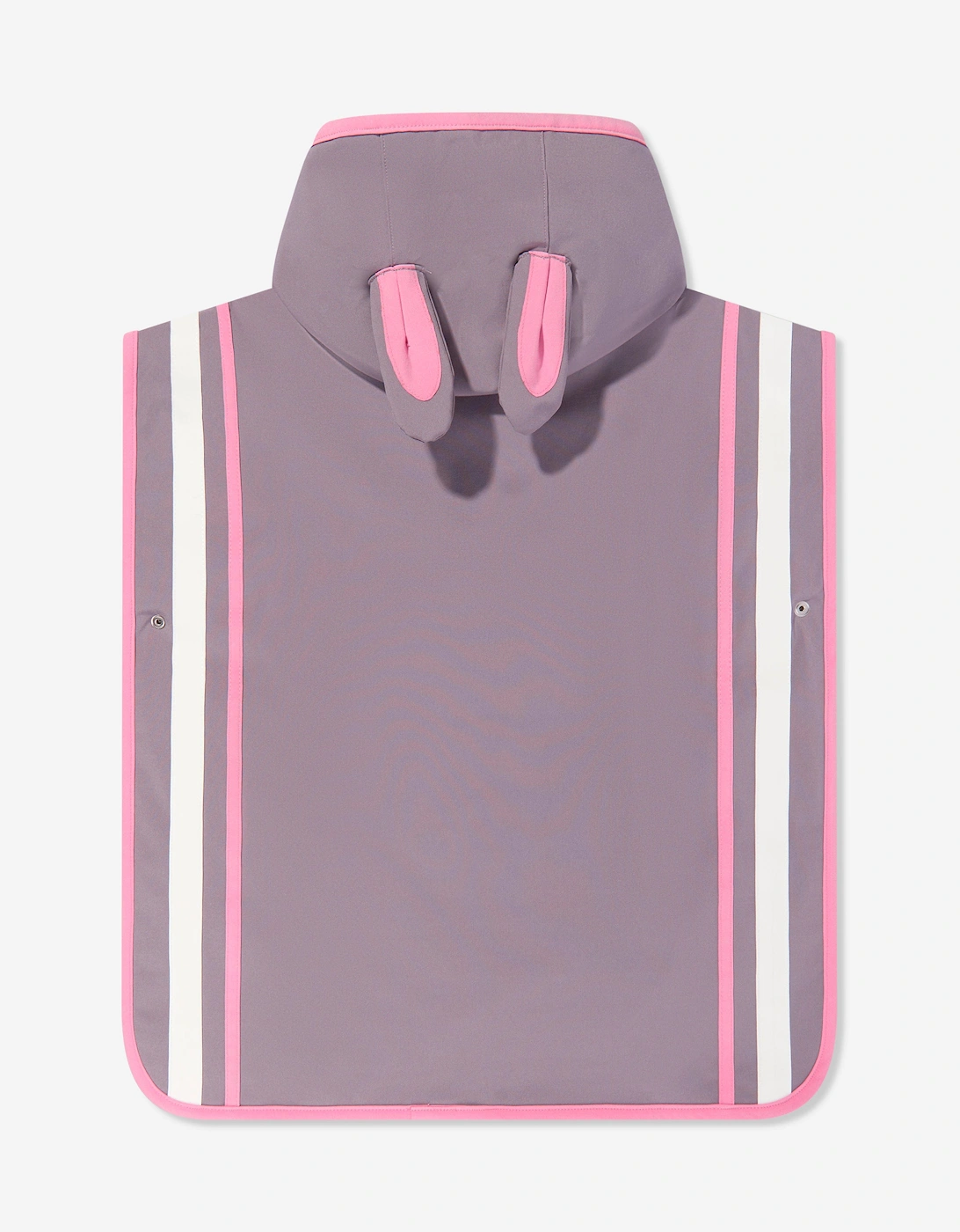 Girls Hop The Bunny Poncho Towel in Purple