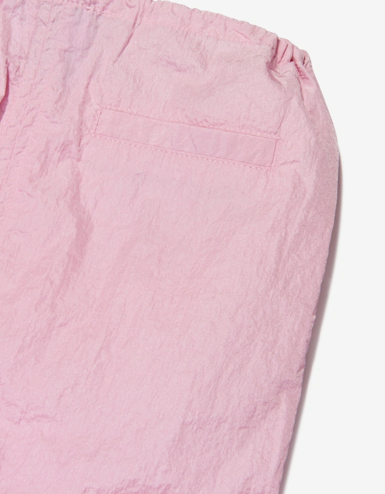 Girls Nylon Skirt in Pink