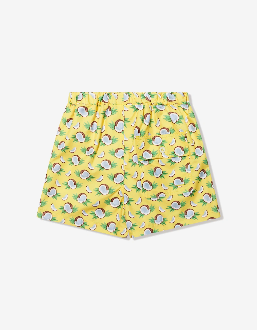 Boys Coconut Swim Shorts in Yellow