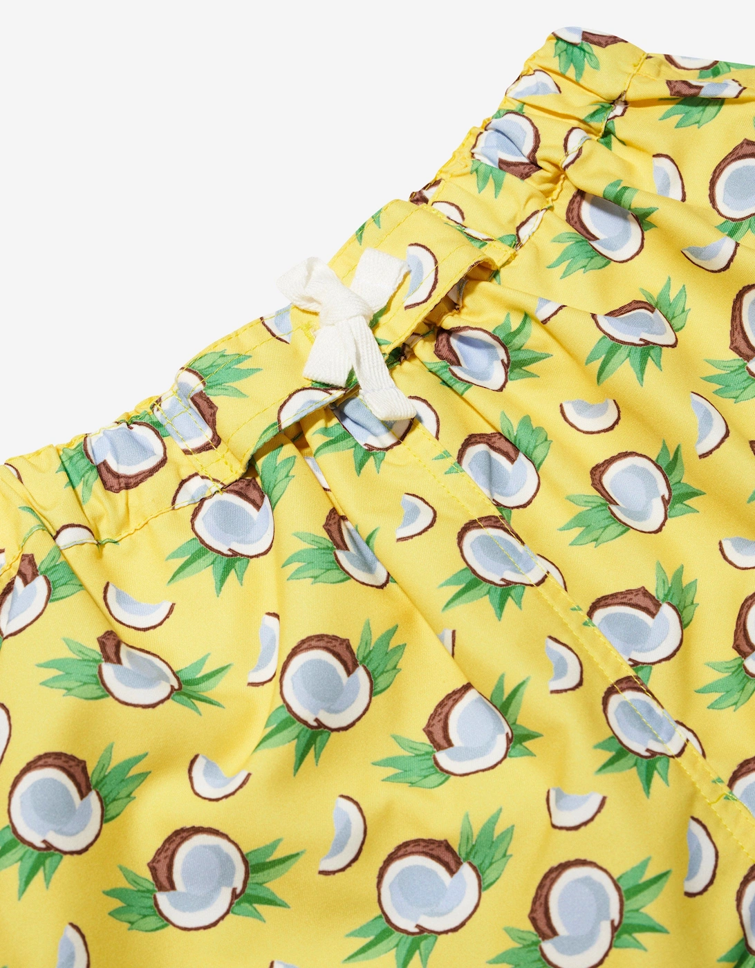 Boys Coconut Swim Shorts in Yellow