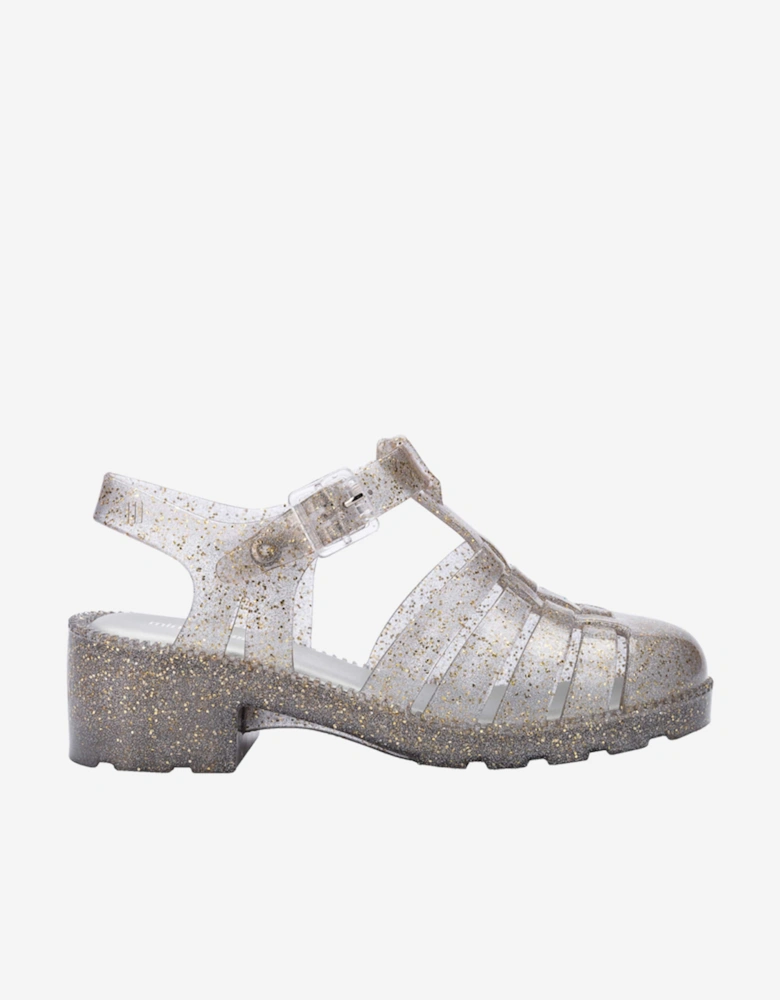 Girls Possession Heel Sandals in Silver