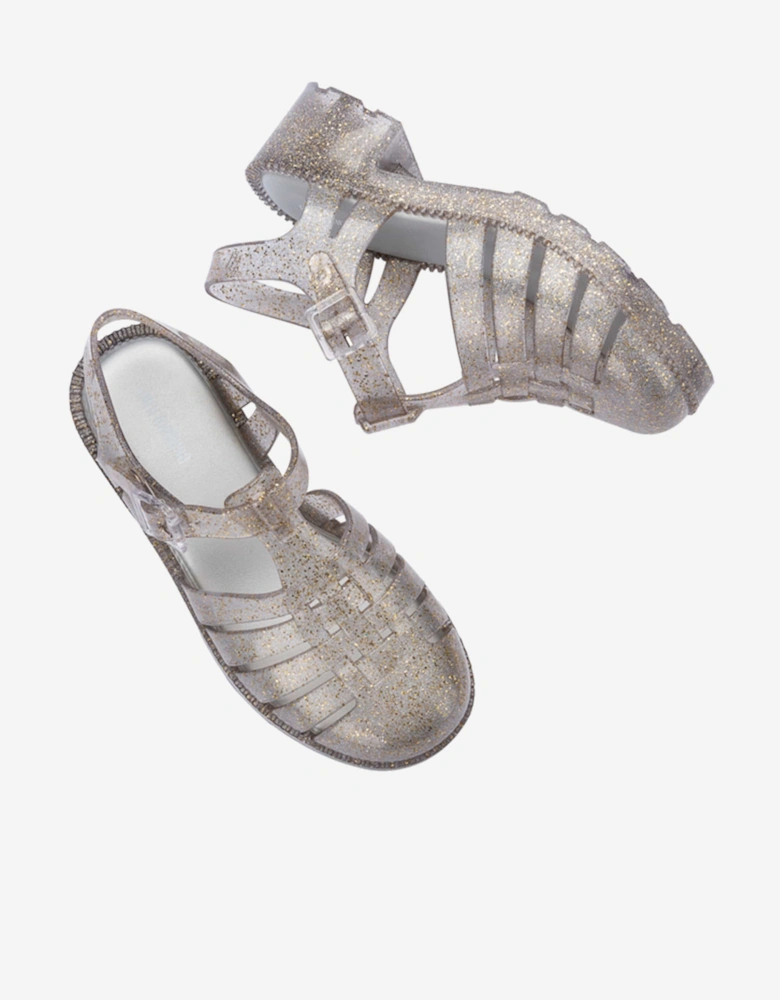 Girls Possession Heel Sandals in Silver