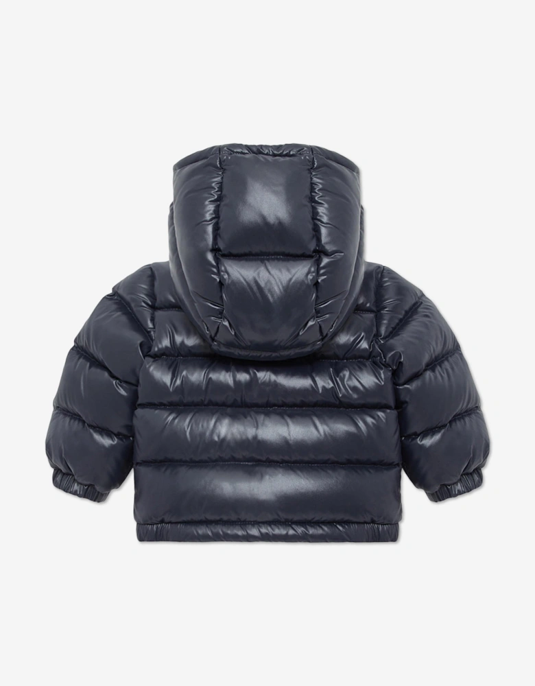 Baby Boys Down Padded New Aubert Jacket in Navy