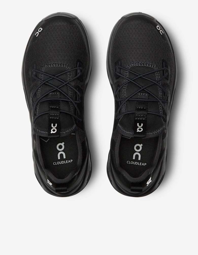 Running Kids Cloudleap Trainers in Black