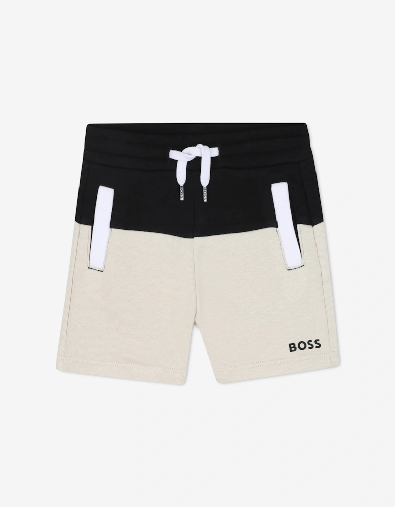 BOSS Baby Boys Colourblock Shorts in Black