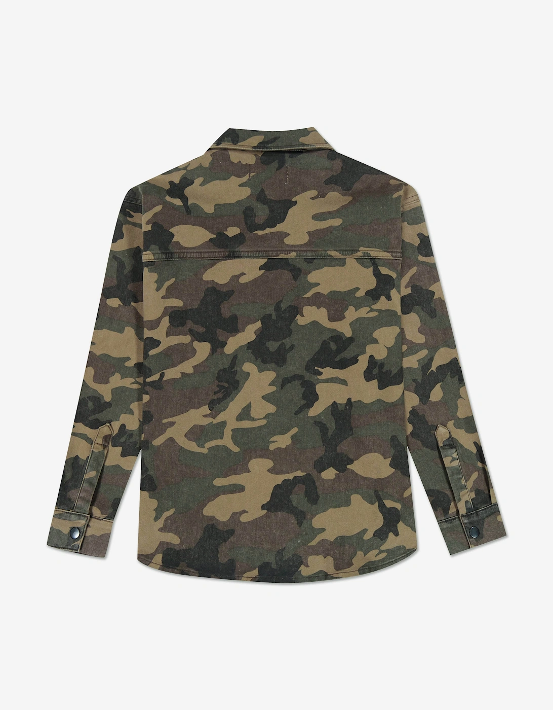 Kids Ash Camouflage Shirt in Brown