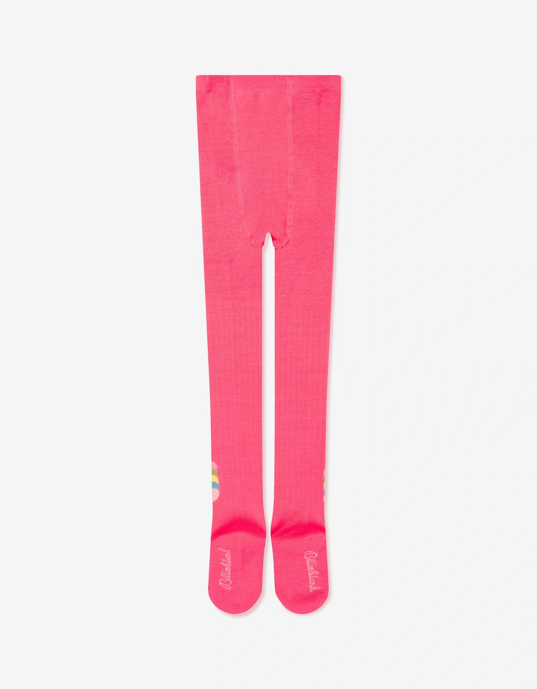 Billieblush Girls Jacquard Heart Tights in Pink